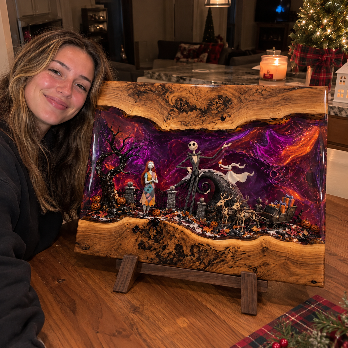 Product photo accompanying Sophie T.'s review of the Jack and Sally design
